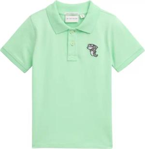 TOM TAILOR Jungen Jersey Poloshirt, grün, Uni, Gr. 128/134