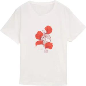 TOM TAILOR Damen T-Shirt mit Print, weiß, Uni, Gr. XXL