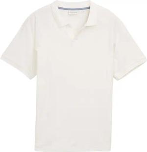 TOM TAILOR Herren Jersey Poloshirt, weiß, Uni, Gr. XXL