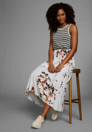 KangaROOS 2-in-1-Kleid, enganliegendes Oberteil mit fließendem Rock