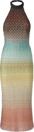 Missoni - Dresses Multgreepinkbrown - Größe 40 - bunt