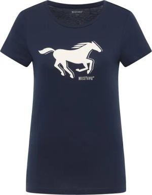 Mustang Damen T-Shirt Style Loa dunkelblau