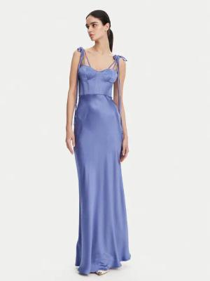 PINKO Abendkleid 104996 A2GZ Blau Regular Fit