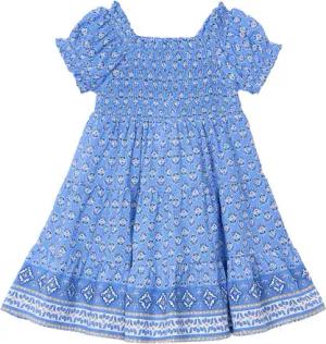 Mayoral Sommerkleid 3932 Blau Regular Fit