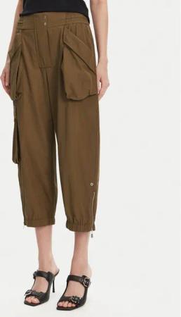 PINKO Stoffhose 104704 A2ER Khakifarben Regular Fit