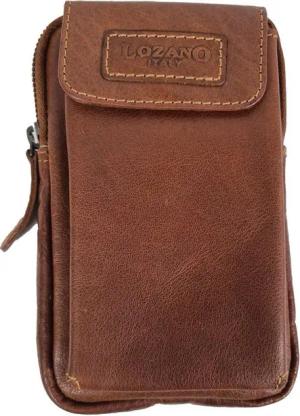 Einkaufszauber Handytasche Echt Leder Handy Smartphone Gürteltasche Großformat, Echtes Büffelleder