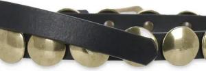 Golden Goose Gürtel - Black Trinidad Belt - Gr. 75 - in Schwarz - für Damen