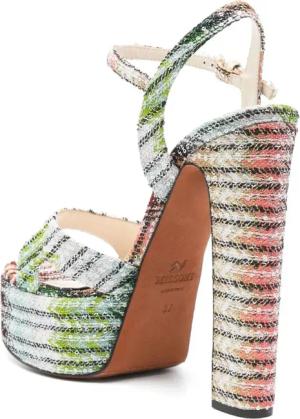 Missoni Sandalen - Sandals Verde Lurex - Gr. 38 (EU) - in Bunt - für Damen