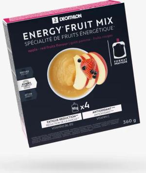 Energy-Fruchtspezialität Apfel und rote Früchte 4 × 90 g