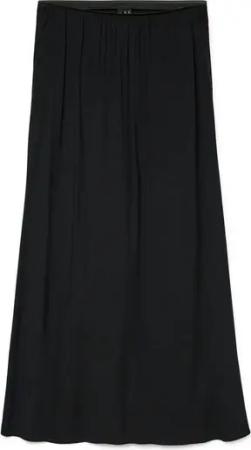 Vero Moda Sommerrock Langer, fließender Schnitt mit elastischem Bund VMALBA ANKLE SKIRT WVN GA NOOS