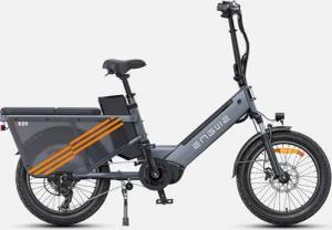 DOTMALL E-Bike Cargo E Bike ENGWE 48V 19.2AH Akku 180KM E-Hollandräder APP