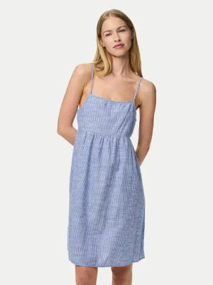 Pieces Sommerkleid Apia 17155309 Blau Regular Fit