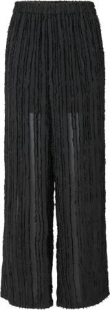 Pieces Stoffhose Tobine 17157928 Schwarz Regular Fit
