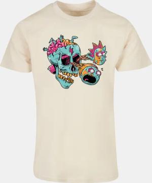 Absolute Cult Rick And Morty - Eyeball Skull Basic T-Shirt