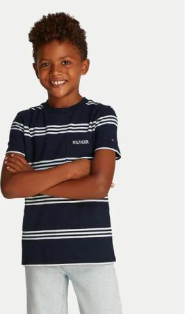 Tommy Hilfiger T-Shirt KB0KB09534 Dunkelblau Regular Fit