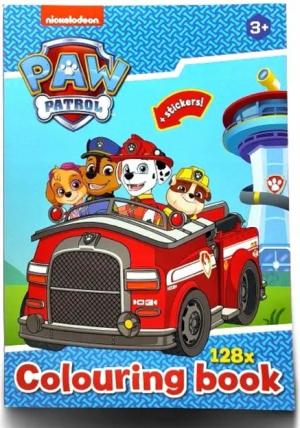 Wins Holland Malbecher PAW Patrol Malbuch A4, 128 Seiten + 40 Sticker. Perfekt fur Kinder