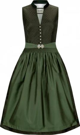 Dirndl Lucille (grün, Gr. 42) von Stockerpoint Heimatgwand für Damen, 100% Polyester