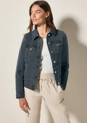 Cecil Jeansjacke, ohne Kapuze, aus Baumwolle mit Stretchanteil