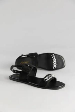 Aniston SHOES Riemchensandale, Sommerschuh, Sandalette, Zierkette - NEUE KOLLEKTION