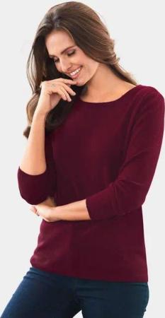 GOLDNER Strickpullover Kaschmirpullover mit U-Boot Ausschnitt