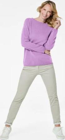 GOLDNER Strickpullover Kaschmirpullover mit U-Boot Ausschnitt