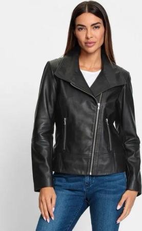 heine Allwetterjacke Lederjacke