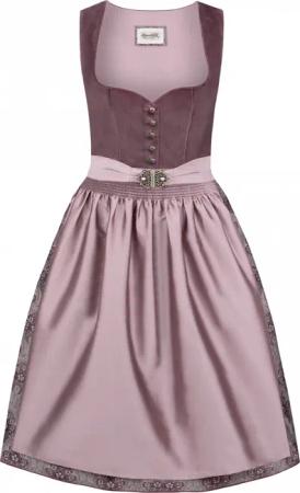 Dirndl Indira (aubergine, Gr. 44) von Stockerpoint Heimatgwand für Damen, 40% Baumwolle, 60% Polyester