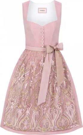 Dirndl Liviana (rose, Gr. 46) von Stockerpoint Bergfeuer Couture für Damen, 100 % Polyester
