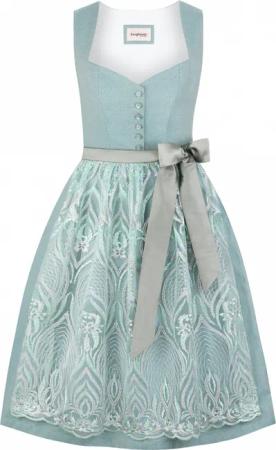 Dirndl Liviana (türkis, Gr. 40) von Stockerpoint Bergfeuer Couture für Damen, 100 % Polyester