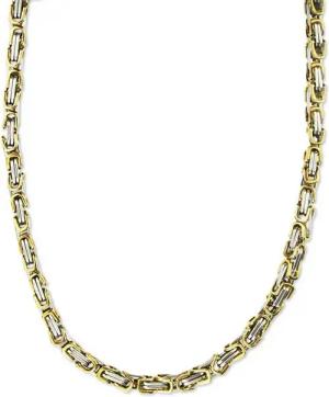 König Design Kette ohne Anhänger, Königskette Herrenkette Männer Kette Halskette Edelstahl - 5 mm