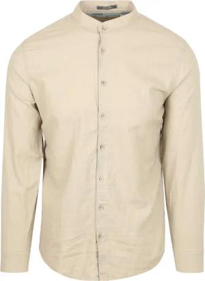 No Excess Hemd Leinen Blend Beige - Größe 3XL