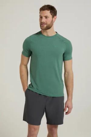 Agra Melange Herren T-Shirt - Grün