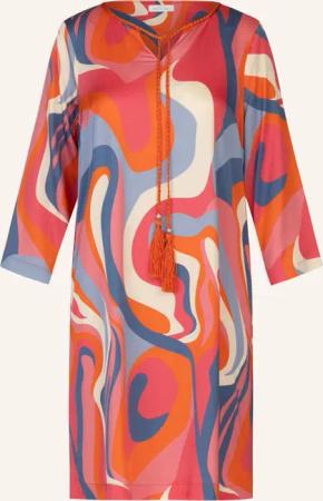 mint & mia Bedrucktes Viskose satin Tunika Kleid