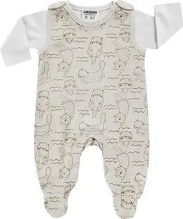 JACKY Strampler-Set MIXED UP alloverbedruckt/off-white