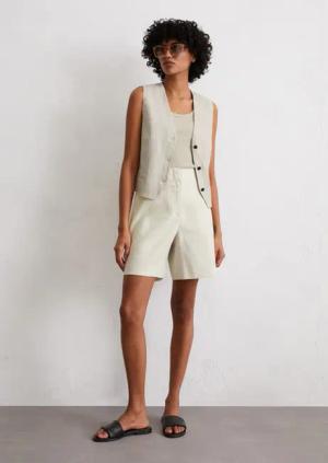 Leinenshorts flared