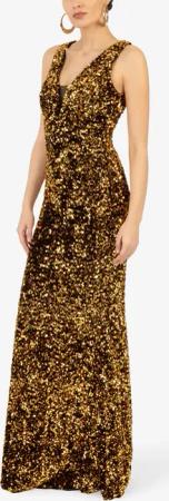 Kraimod - Abendkleid - Größe 36 - goldfarben