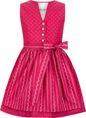 Kinderdirndl Leni (rot, Gr. 146-152) von Stockerpoint Trachtenkids für Unisex, 100% Baumwolle