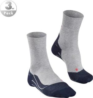 Falke Herren Socken grau Mikrofaser/Funktion unifarben