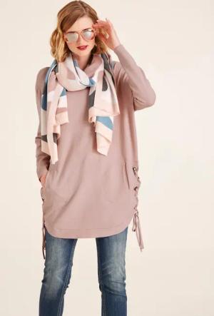 heine Rundhalspullover "Longpullover"