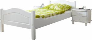 Ticaa Massivholzbett "Rita", Doppelbett, aus Kiefer Massivholz, inkl. Rollrost