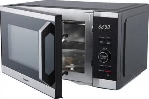 Hanseatic Mikrowelle "HM26SB3M", Mikrowelle-Heißluft-Umluft, 1400 W, 3 in 1: Mikrowelle, Umluft und Heißluft, inkl. Grillkorb + Grillplatte