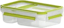 emsa Frischhaltedose CLIP & GO 5,8 cm hoch transparent 0,6 l, 1 St.