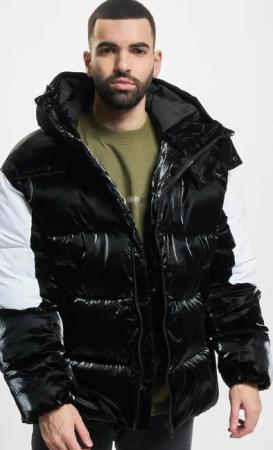 Calvin Klein Jeans Bold Logo Colorblock Puffer Winterjacke