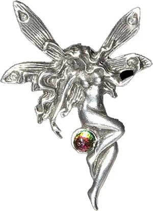 HOPLO Kettenanhänger Elfen Anhänger: Die Elfe der Verführung - Elfen Feen - 41x 58mm