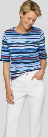 Rabe Print-Shirt Rabe Modisches Shirt mit Streifenprint