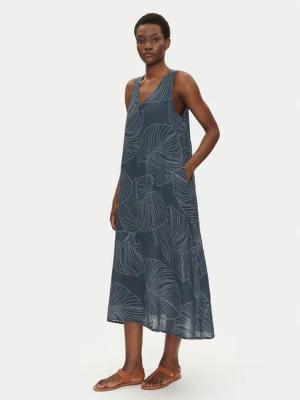 Bomboogie Sommerkleid AW8391TLIS5 Dunkelblau Regular Fit