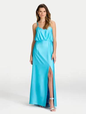 Swing Abendkleid 5AI20900 Blau Regular Fit