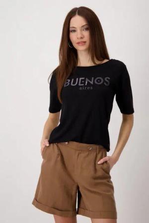 Monari T-Shirt Shirt Buenos Mit Rundhalsausschnitt