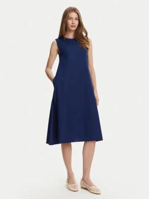Selmark Sommerkleid BL495 Dunkelblau Regular Fit