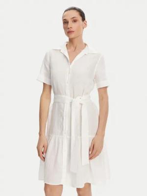 Gant Hemdkleid 4503434 Weiß Regular Fit
